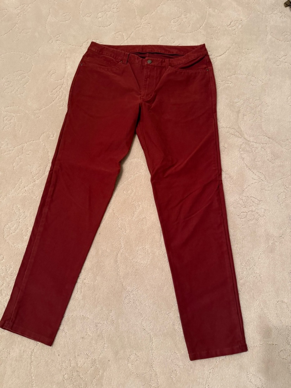 lululemon athletica Men's Deep Red Chino Pants